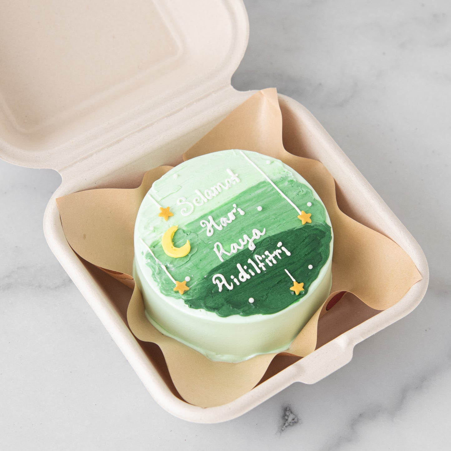 Happy Eid Mubarak! | Raya Bento Cake In Gift Box | $25.80 Nett