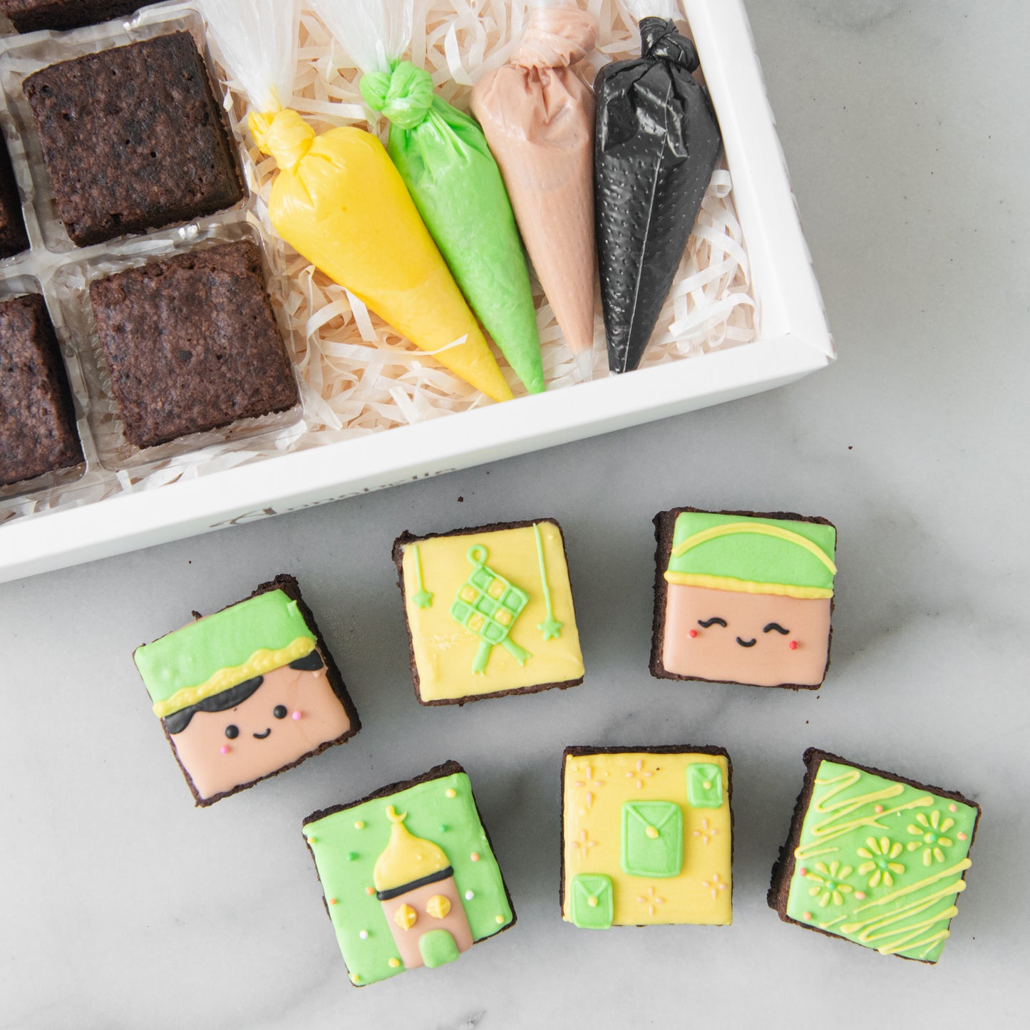Happy Eid Mubarak! | DIY Raya Brownie In Gift Box | $21.90 Nett
