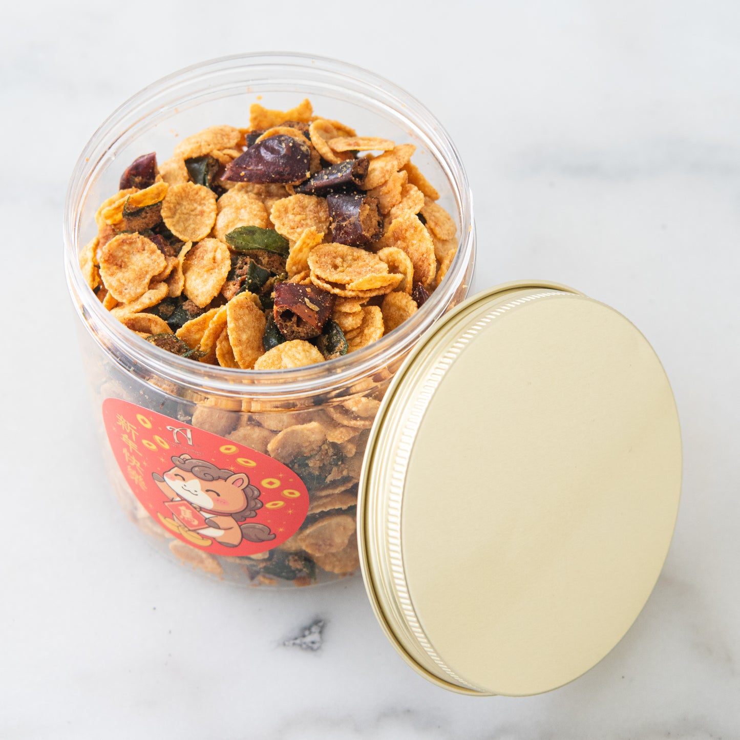 Happy New Year! | Golden Salted Egg Cornflakes | $15.80 Nett