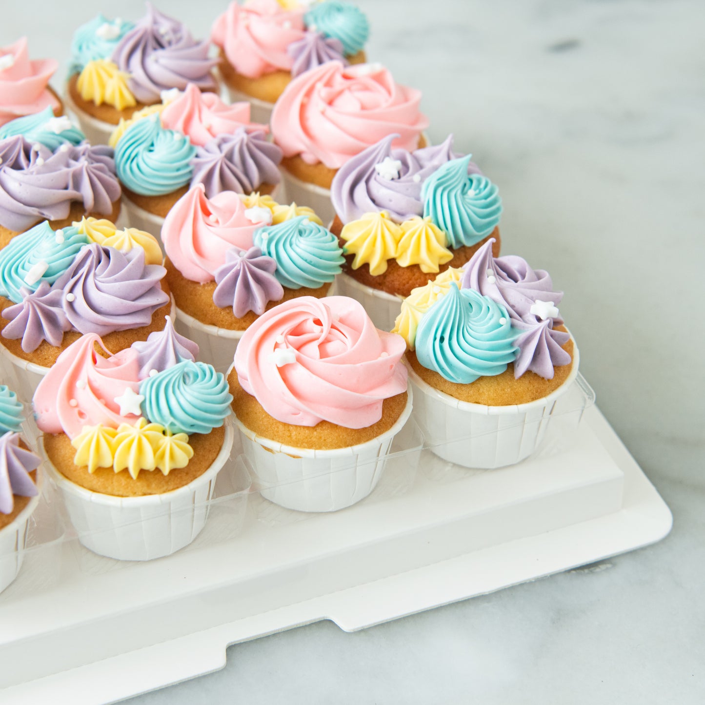 Happy Easter! | Pastel Springs 16pcs Cupcakes | $51.80 Nett