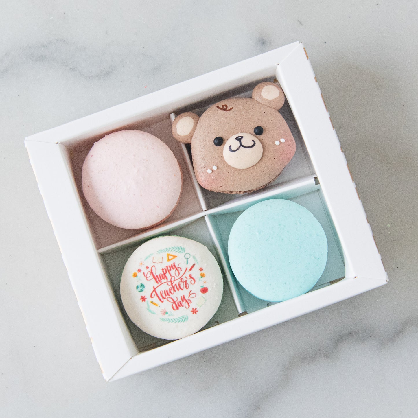 Happy Teacher's Day | Bundle x 10set 4pcs macaron Assorted set | $128