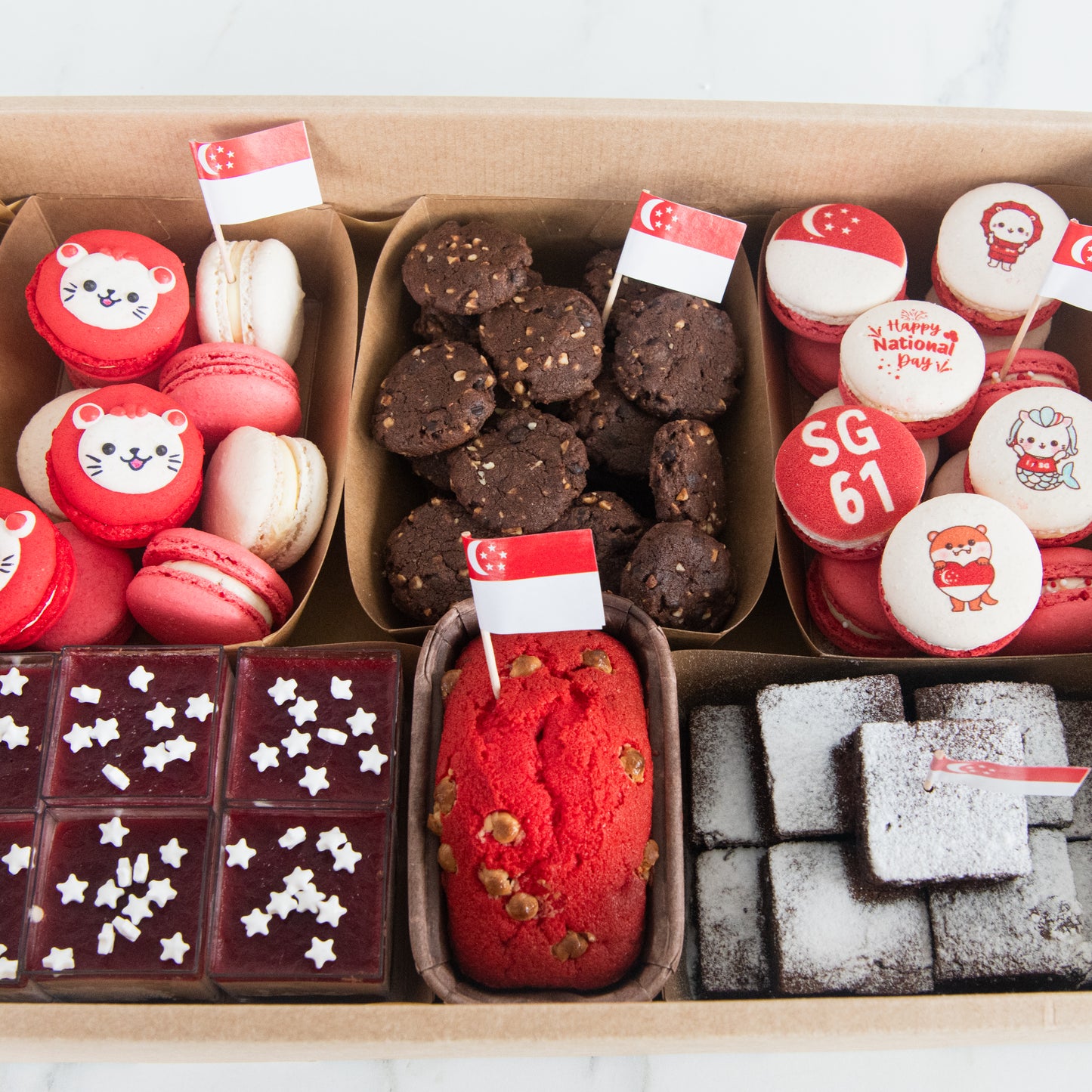 Happy National Day | The Majulah Celebration Platter Set | $128 Nett