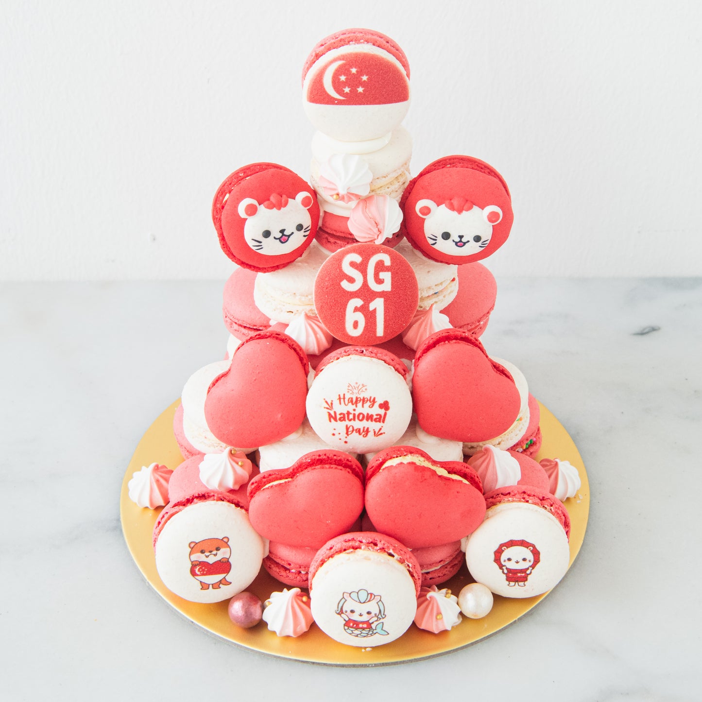 Happy National Day | My Island Home Macaron Tower | $158 Nett