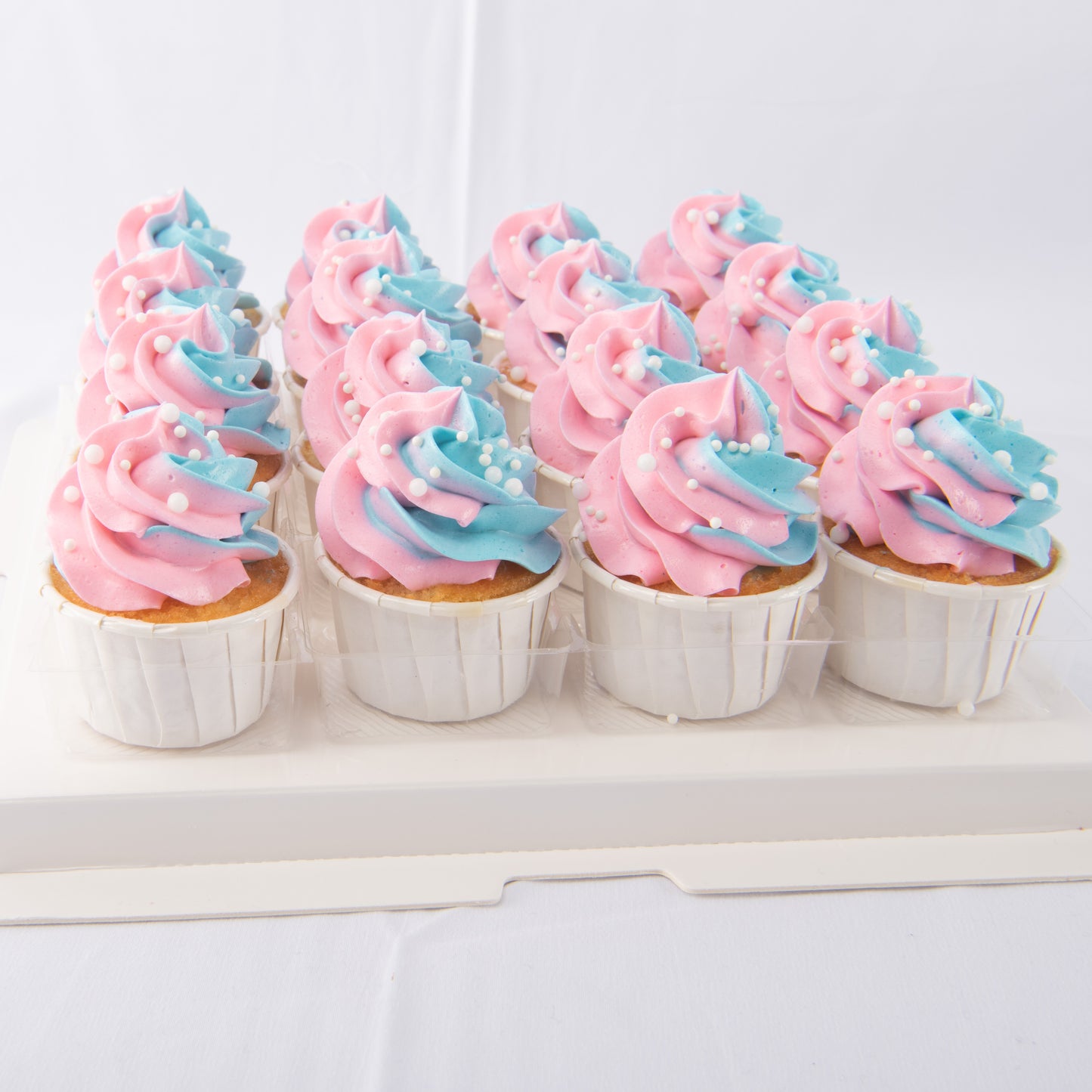 16pcs Gender Reveal Cupcakes In Gift Box | $58.80 Nett