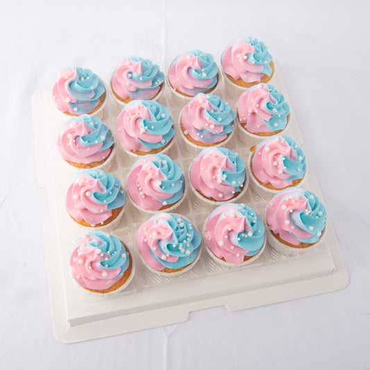 16pcs Gender Reveal Cupcakes In Gift Box | $58.80 Nett
