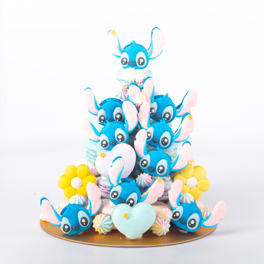 Disney Stitch Macaron Tower | $168 Nett