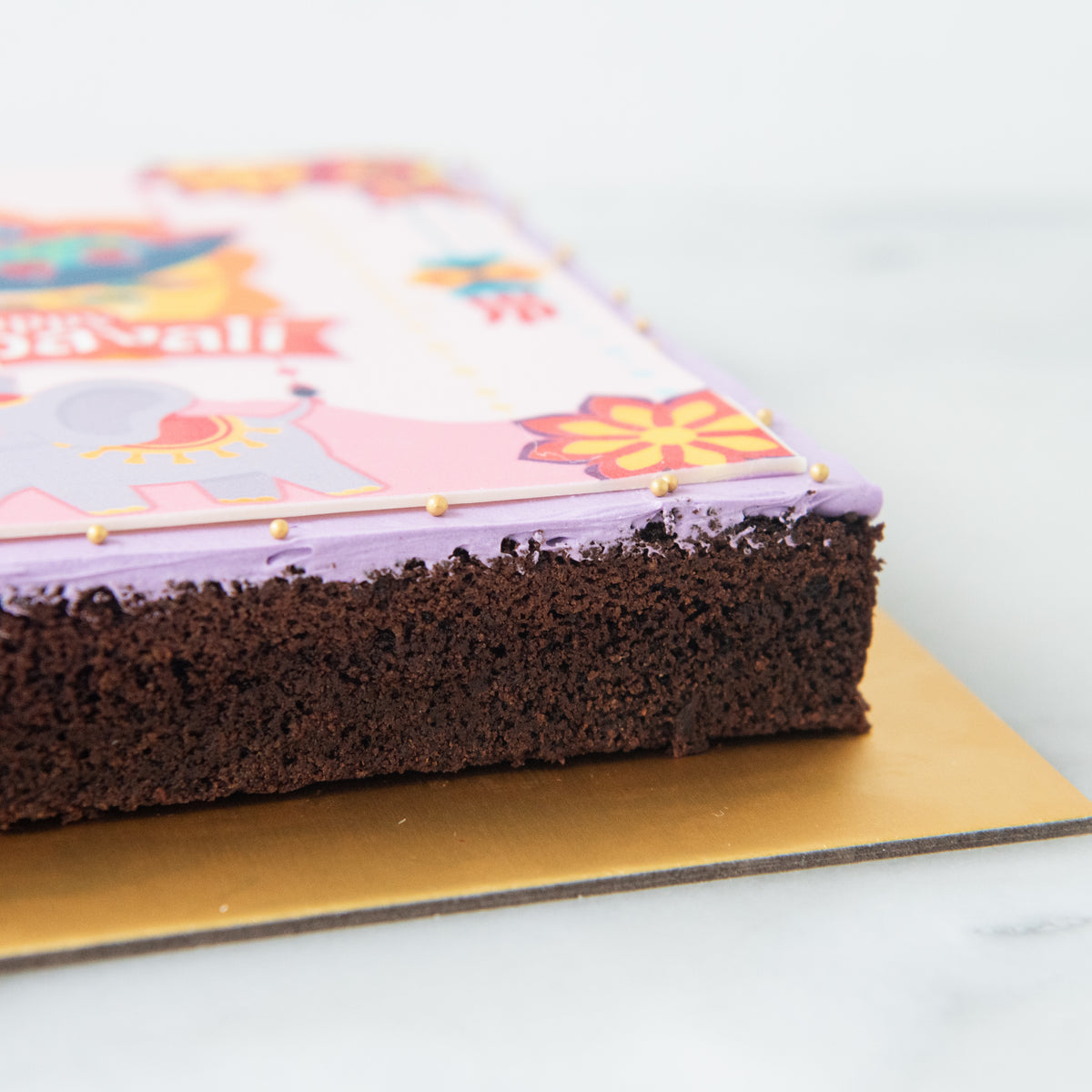 Eggless* | Happy Deepavali | Happy Diwali Eggless Big Brownie | $55.80 Nett