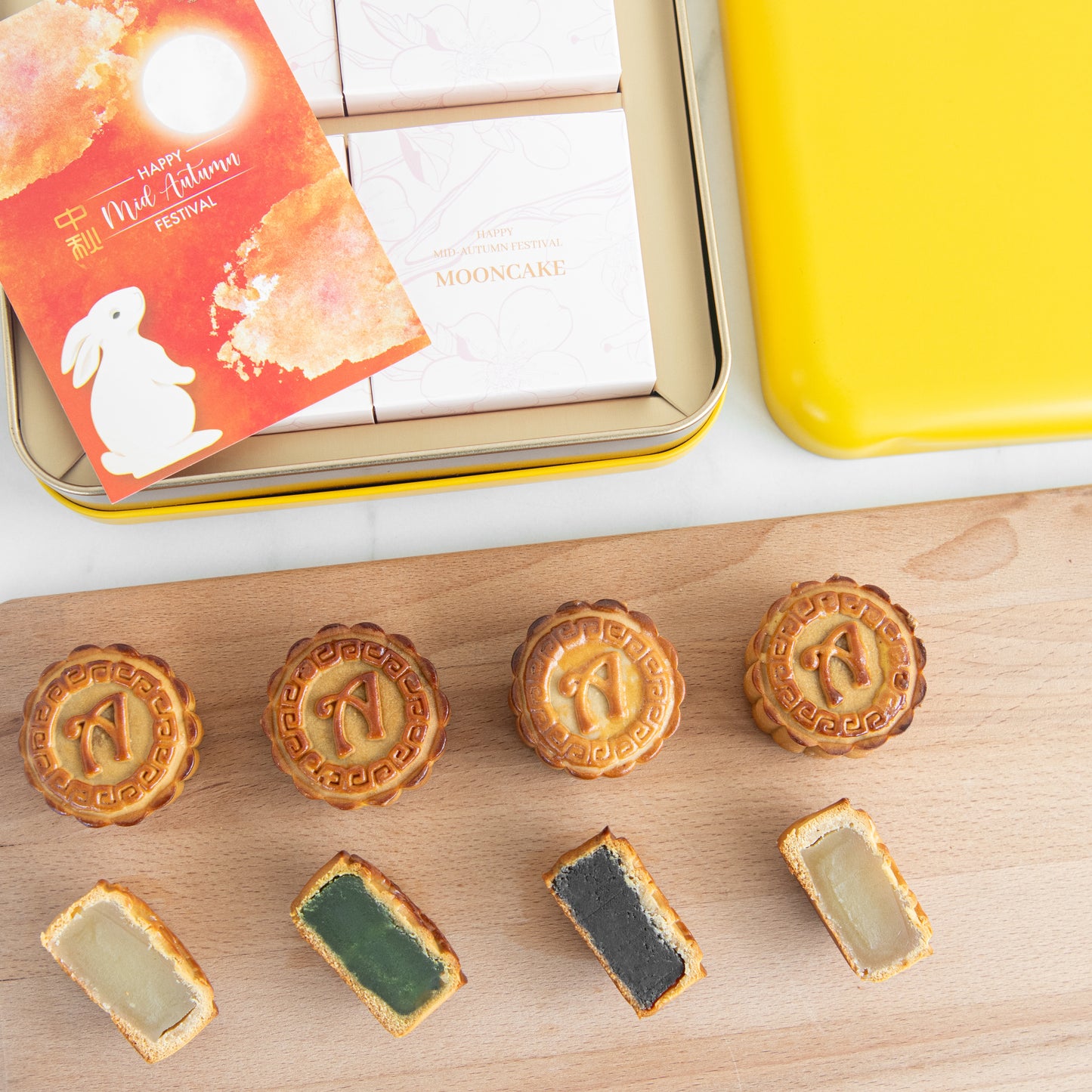 Happy Mid Autumn | Baked Traditional Mooncake 4pcs| $35.80 (U.P $108)
