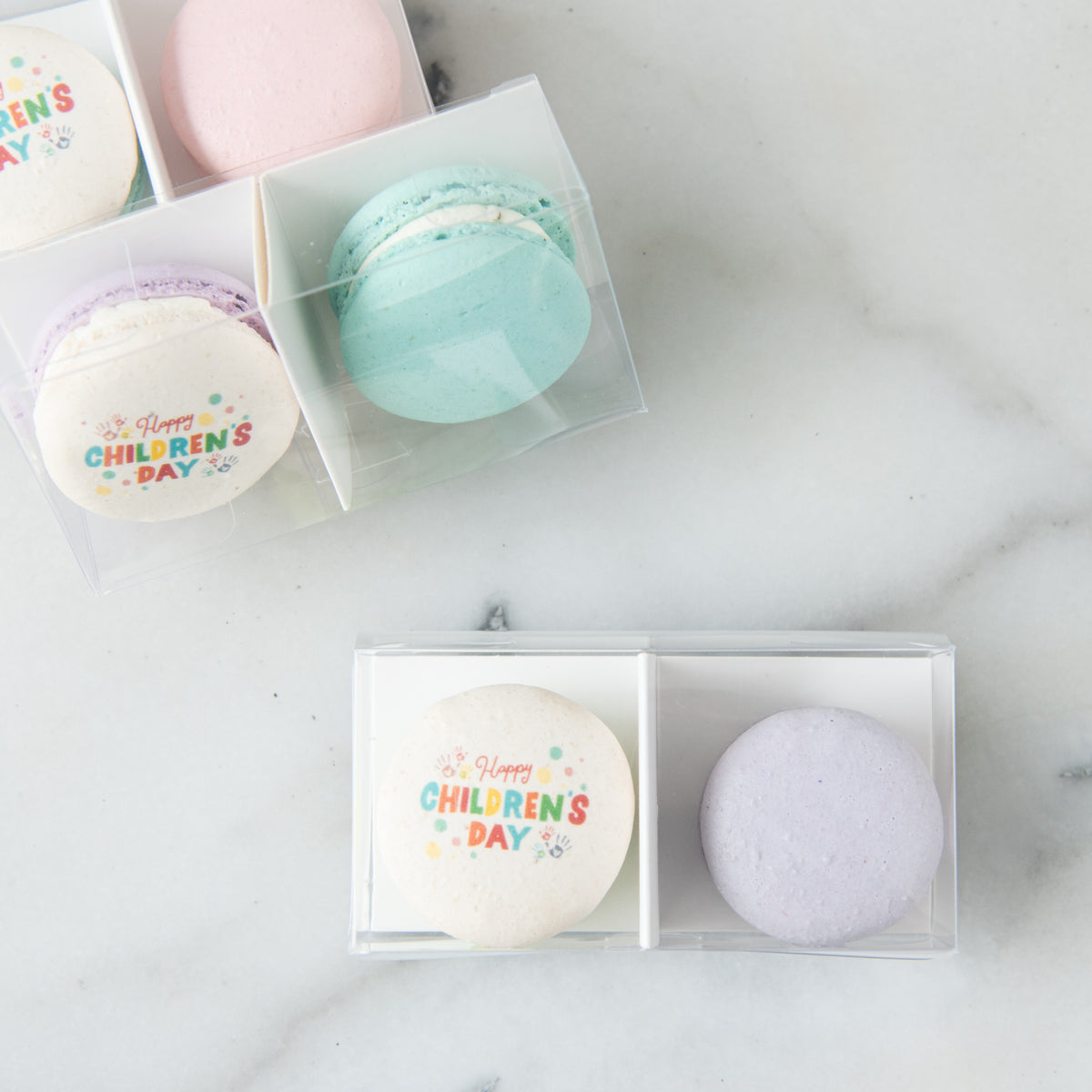 Happy Children's Day | 2 pcs macaron set | Early Bird Special | Price $7.80 nett