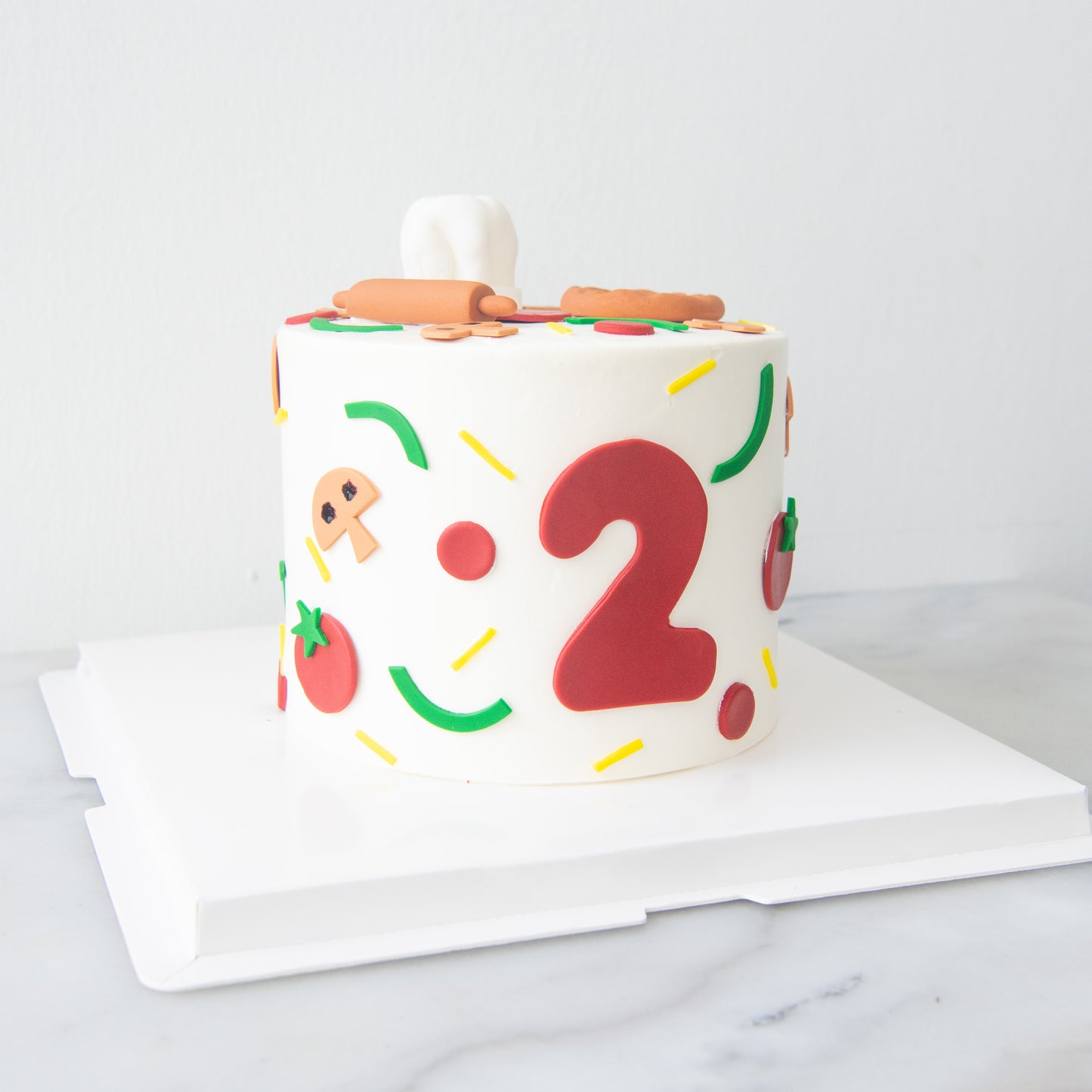 Customized Cake - Pizza Party Cake