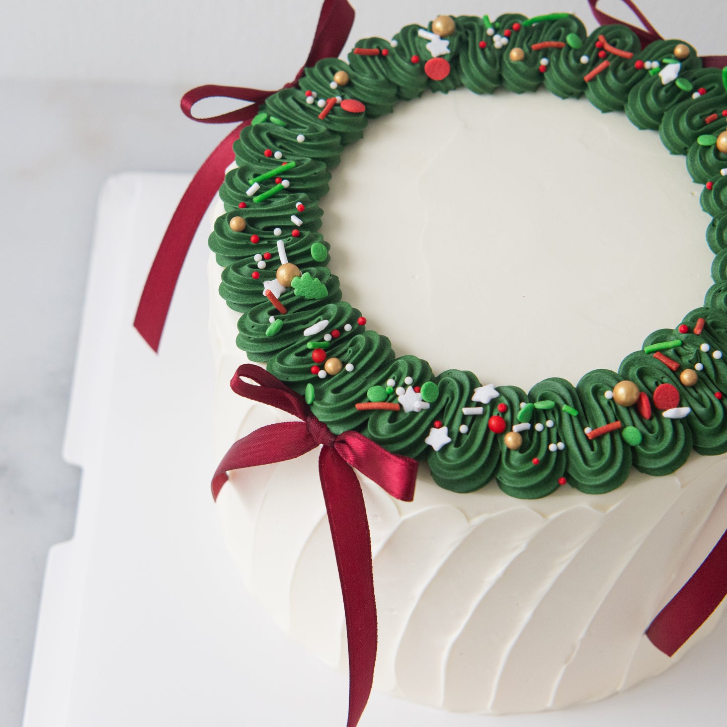 Ho ho ho! Merry Christmas | Winter Wonderland Christmas 6inch Cake | $198 Nett