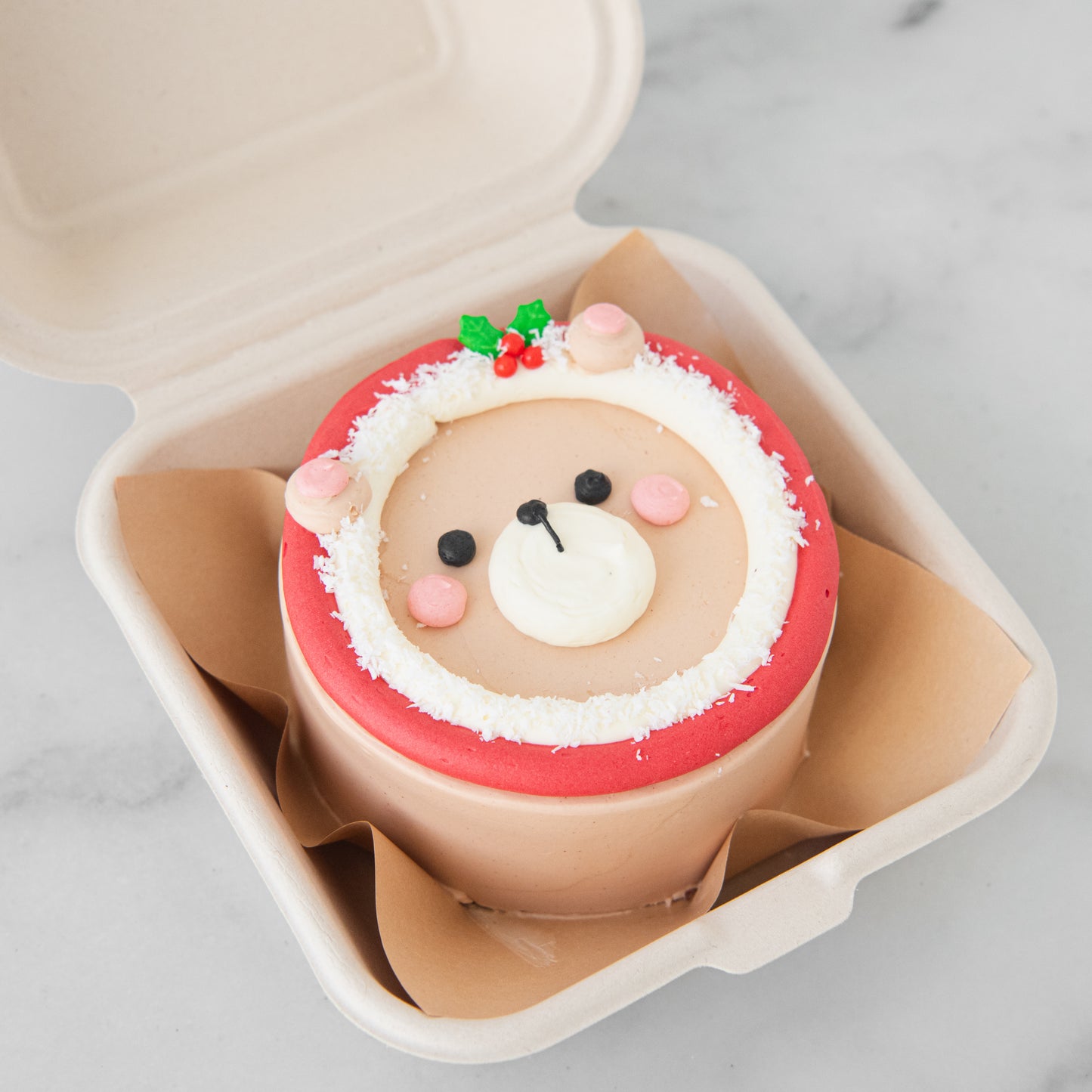Ho ho ho! Merry Christmas | Santa Bear Bento Cake | $28.90 Nett