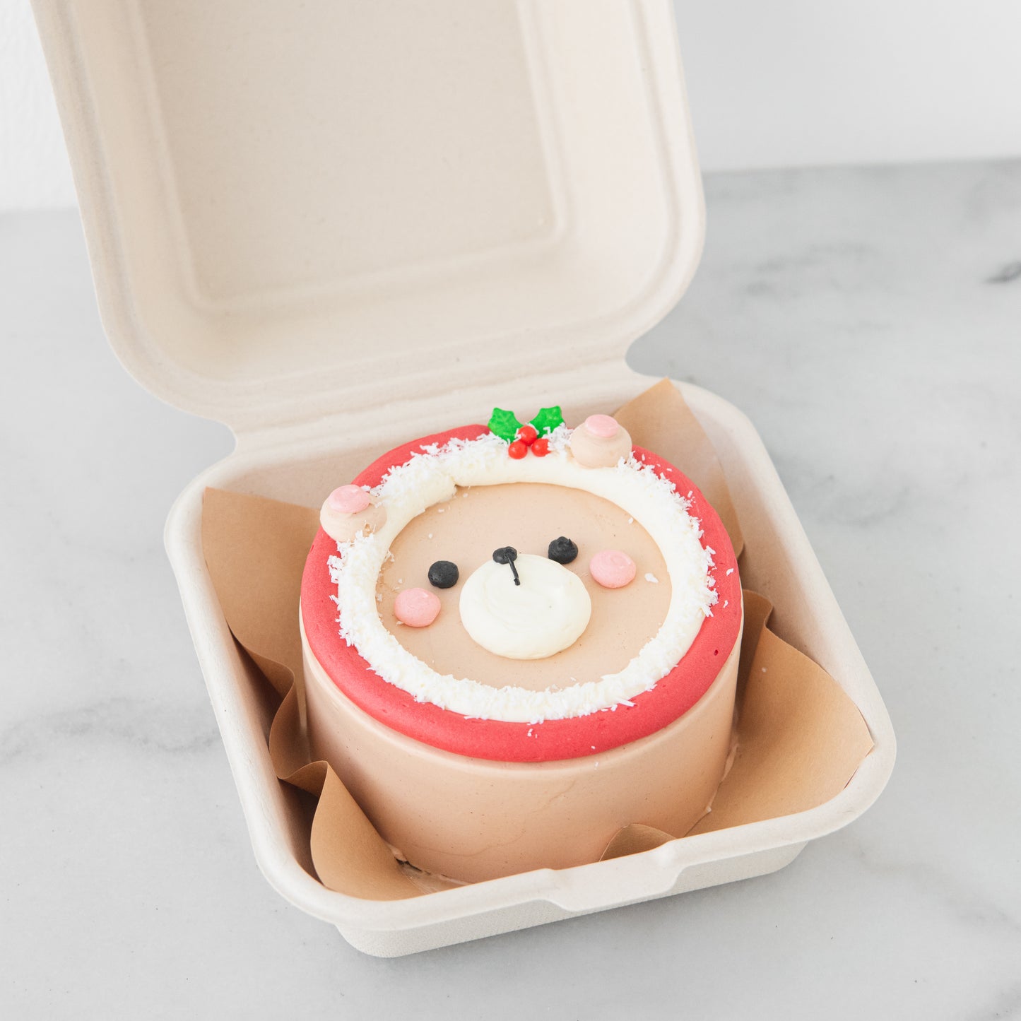 Ho ho ho! Merry Christmas | Santa Bear Bento Cake | $28.90 Nett