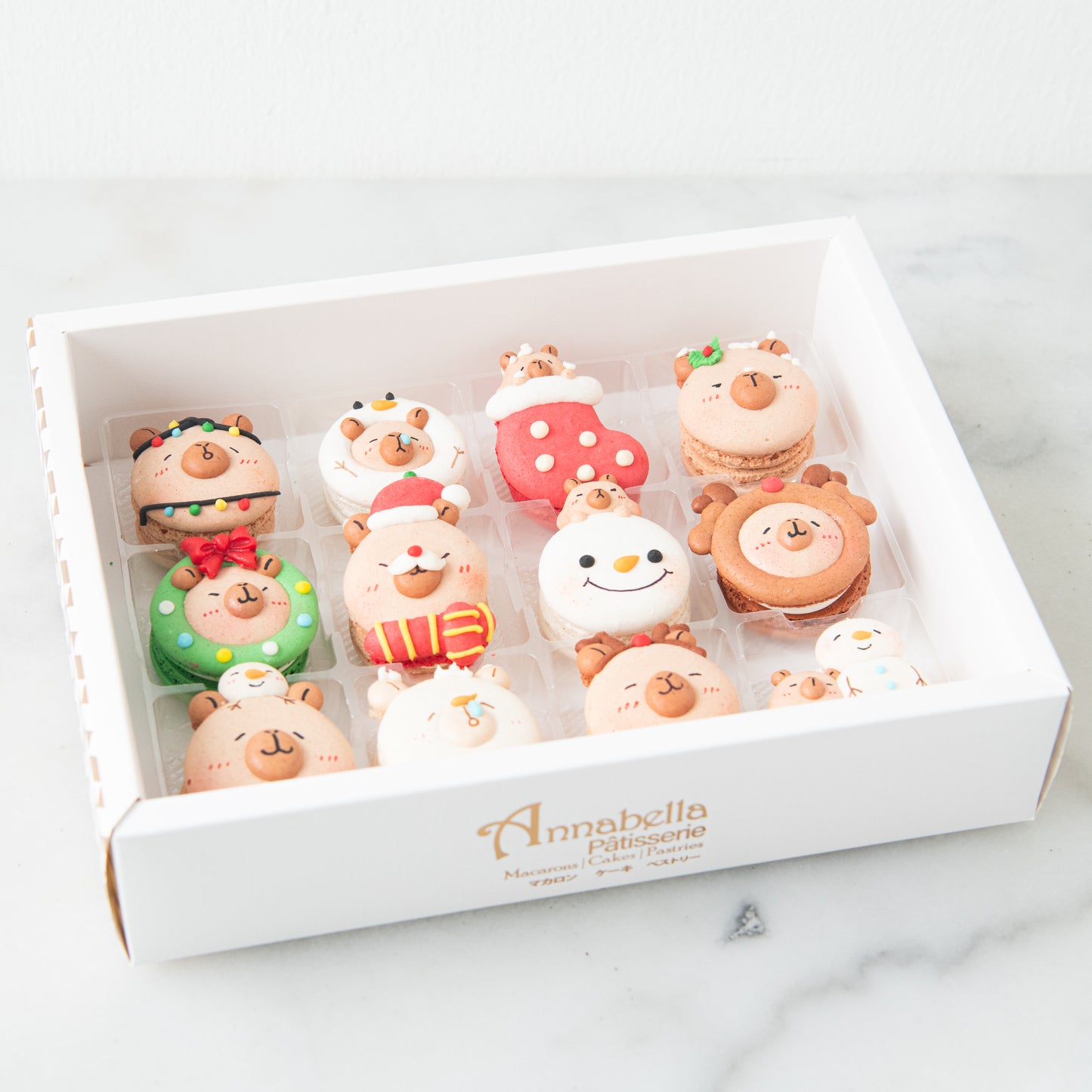 Ho Ho Ho! Merry Christmas | 12in1 Capybara Wonderland Macaron | $65.80 Nett