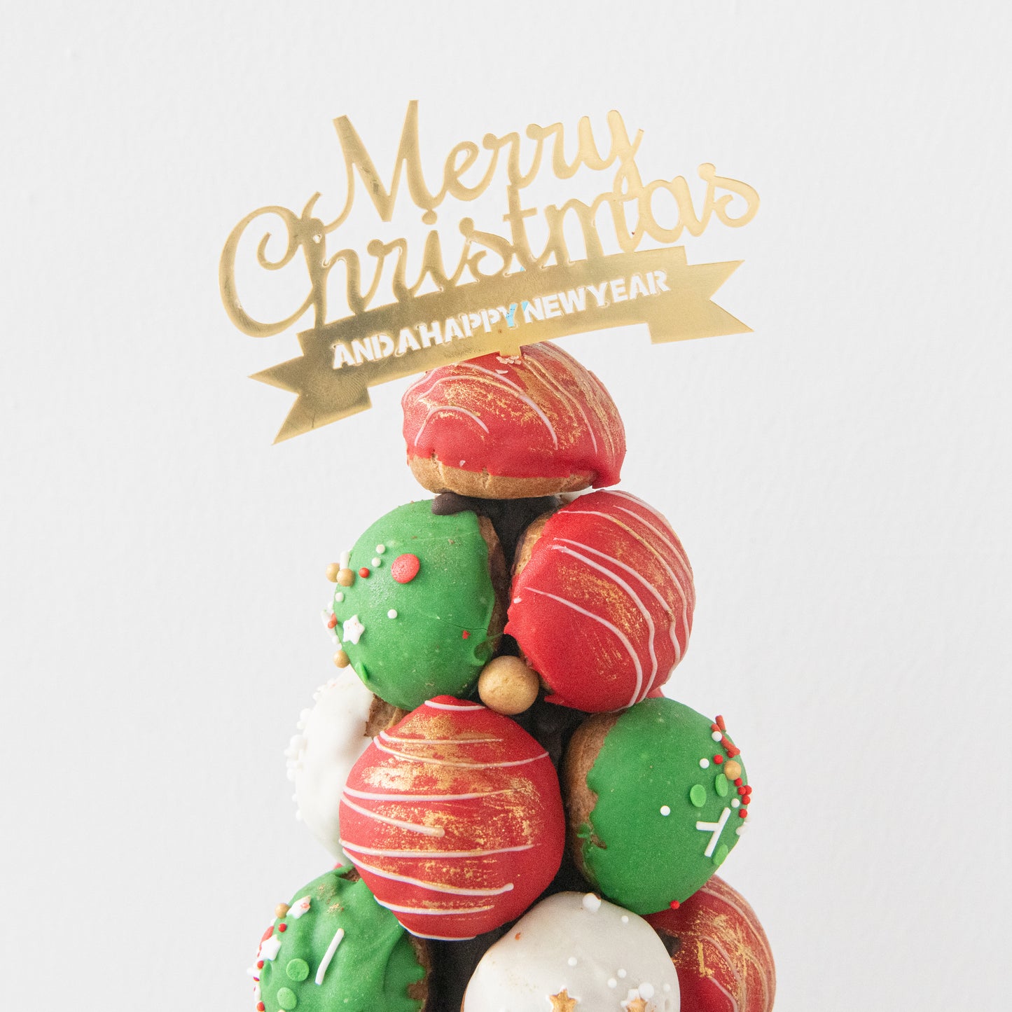 Ho ho ho! Merry Christmas | Christmas Croquembouche Choux Puff Tower | $158 Nett
