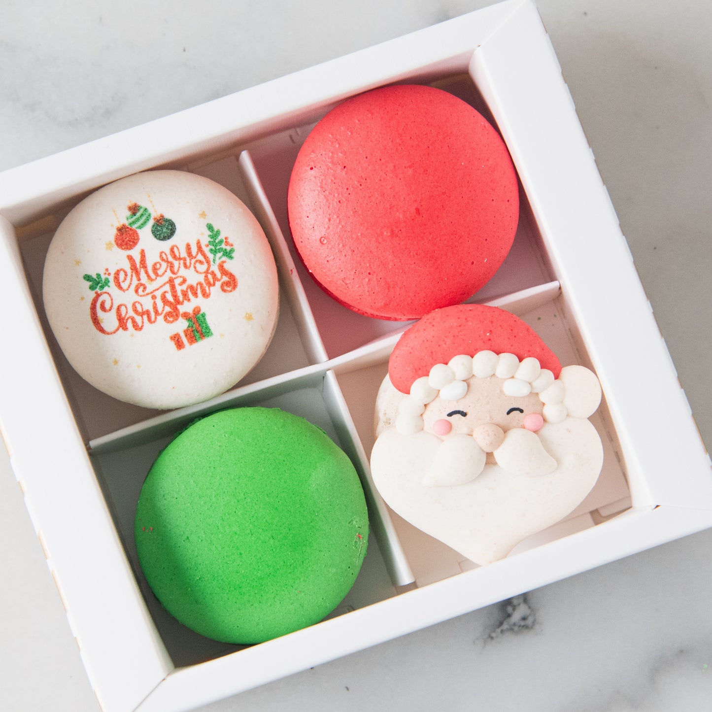 Ho Ho Ho! Merry Christmas | 4in1 Santa Claus Macaron | $12.80 Nett