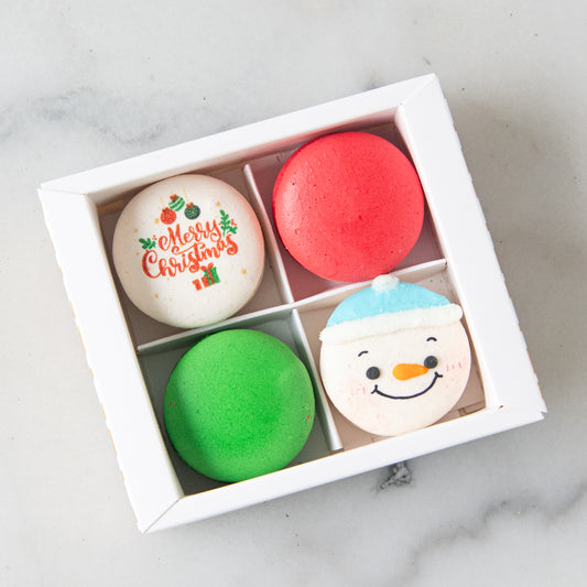 Ho ho ho! Merry Christmas | 4in1 Jolly Snowman Macaron | $12.80 Nett only