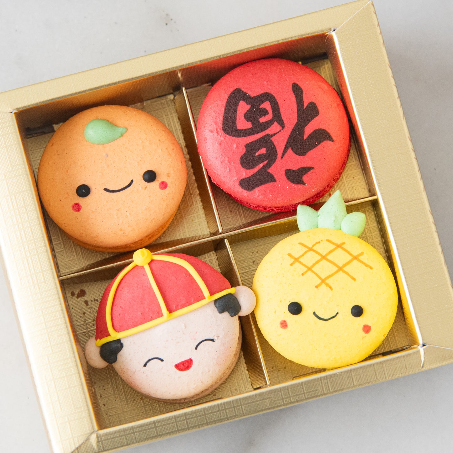 Happy New Year! | 4in1 Lucky Boy Macarons | $15.80 Nett