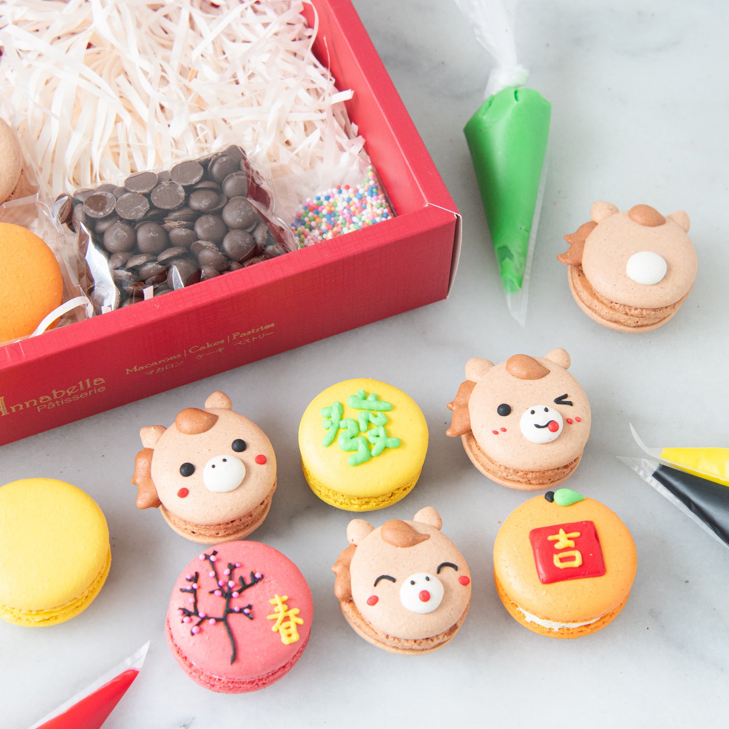 Happy New Year! | Prosperous DIY Macarons | $21.90 Nett only