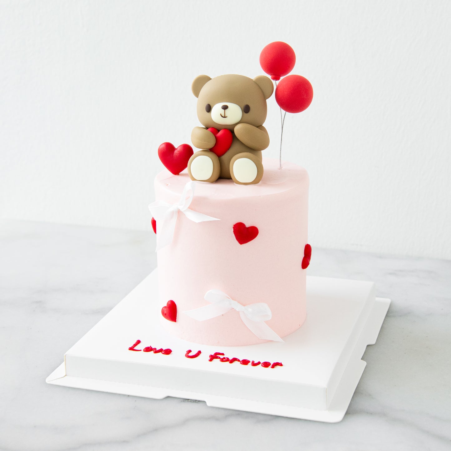 Happy Valentine's Day! | 4inch Endless Romance Bear Cake | $68.80 Nett