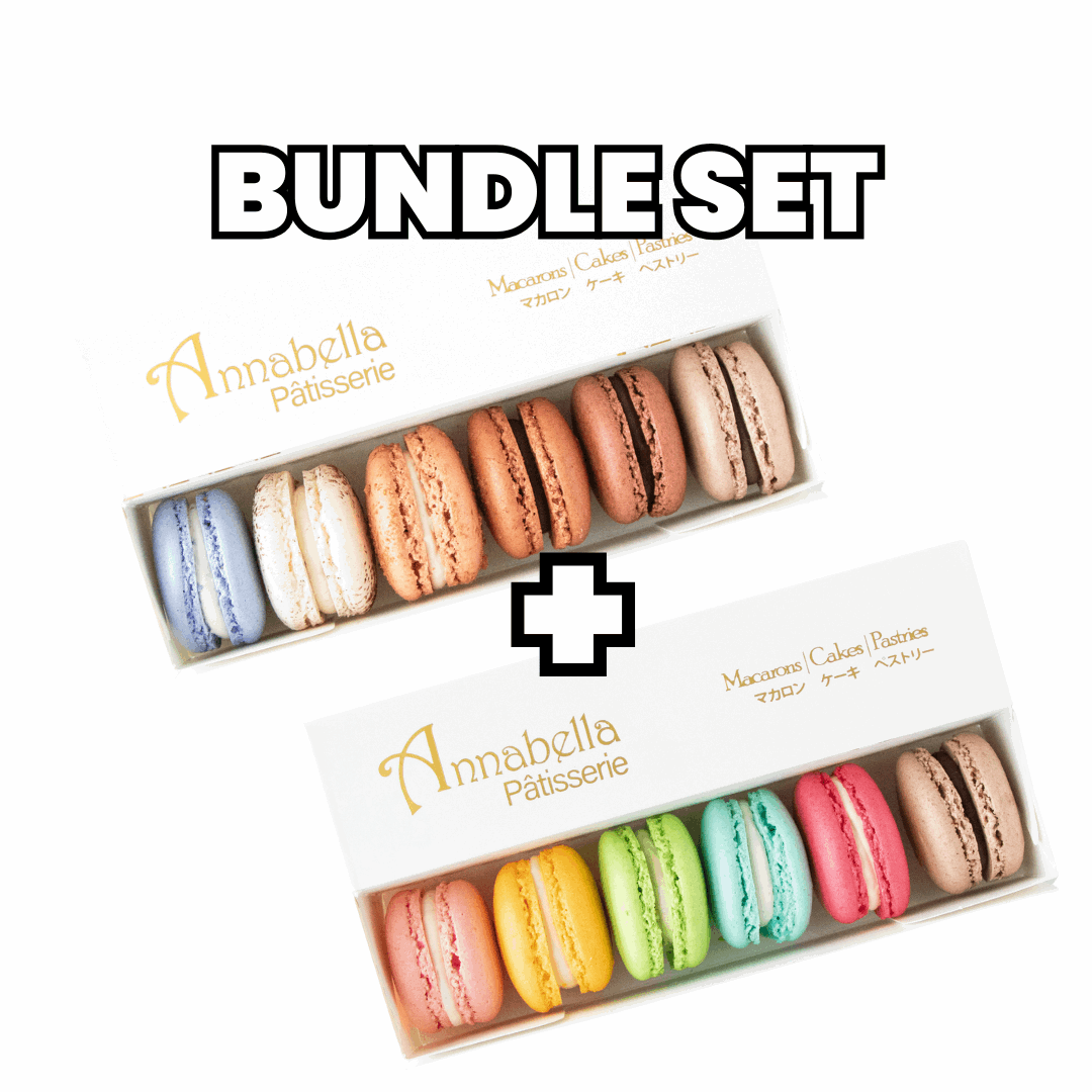 Bundle Set | 6pcs P1 Macarons + 6pcs P2 Macarons | $25.80 Nett