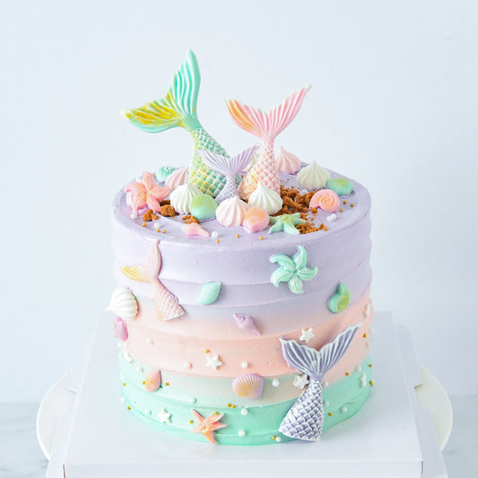 Customized Cake-Underwater Mermaid Dream Cake