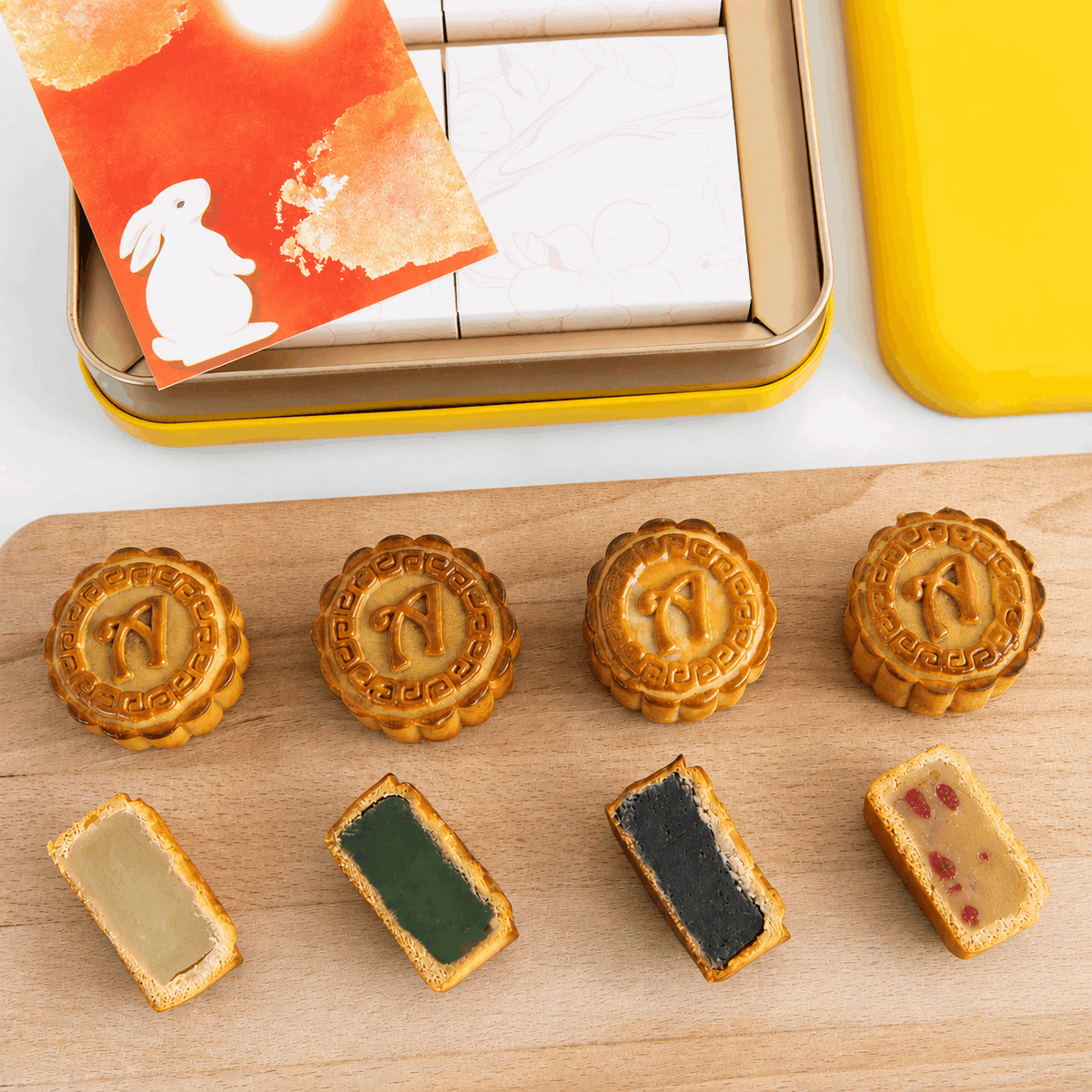 Happy Mid Autumn | Individual Baked Traditional Mooncake bunde x 12pcs | $98 nett