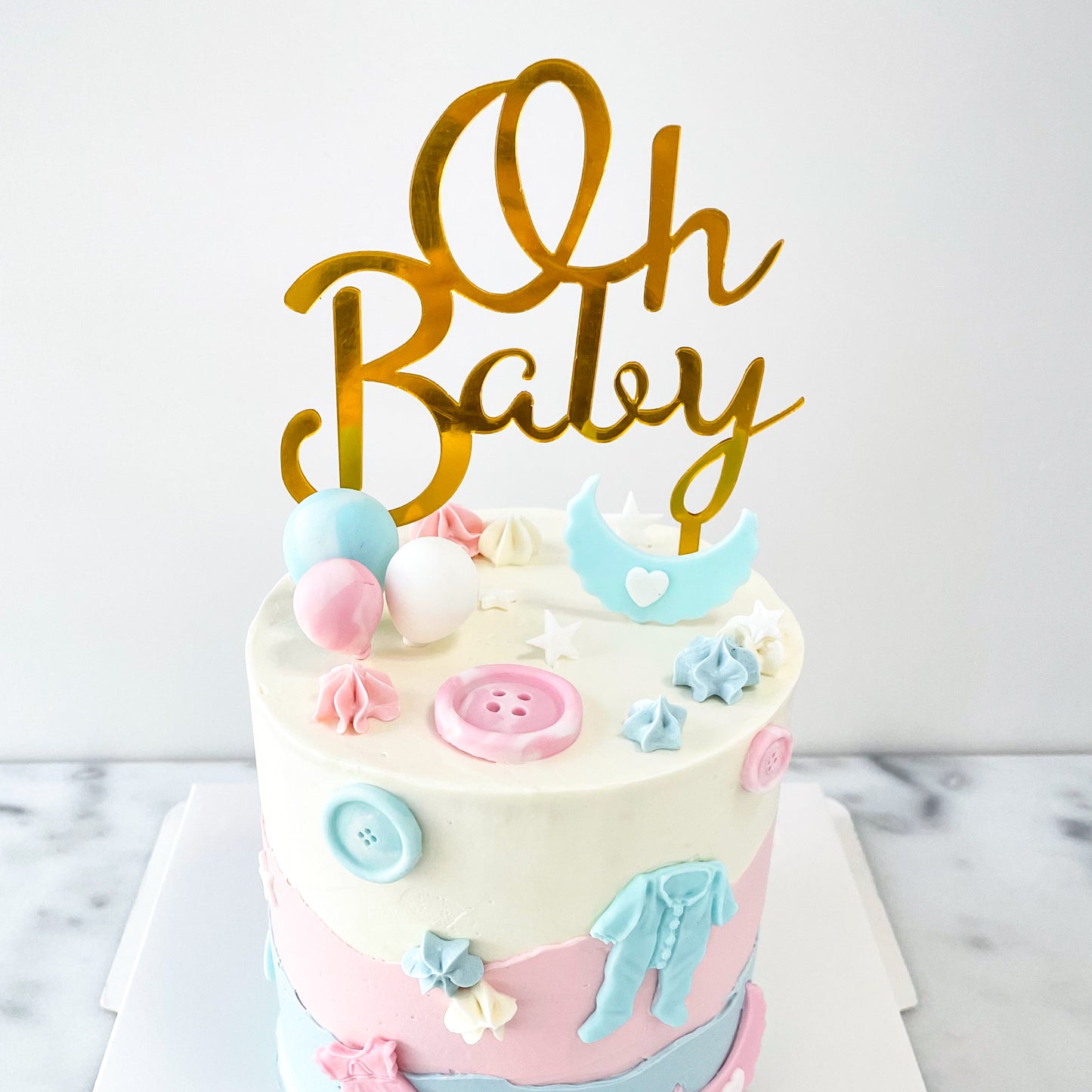 Customized Cake - Gender Reveal Surprise cake