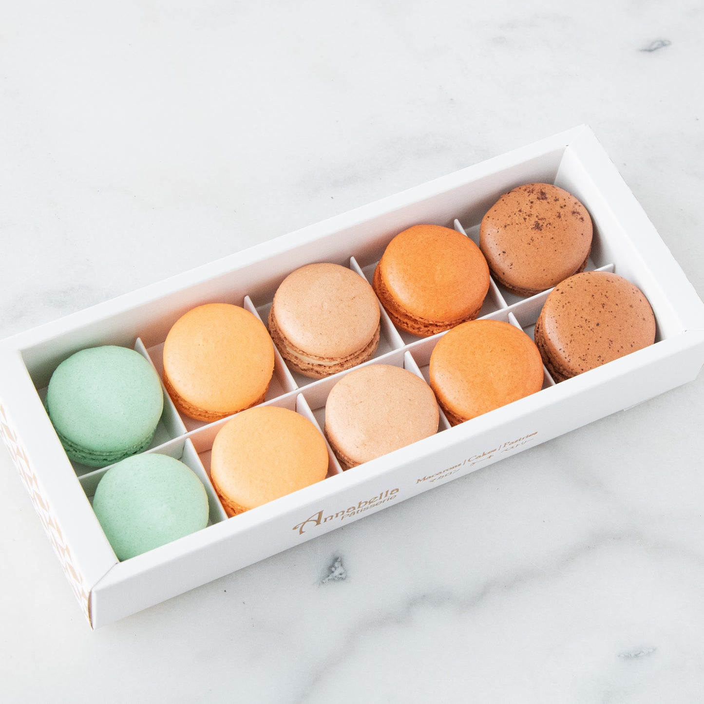 10pcs Classic Macarons (Classic4) in Gift Box and Paper Bag | Perfect Gift Choice