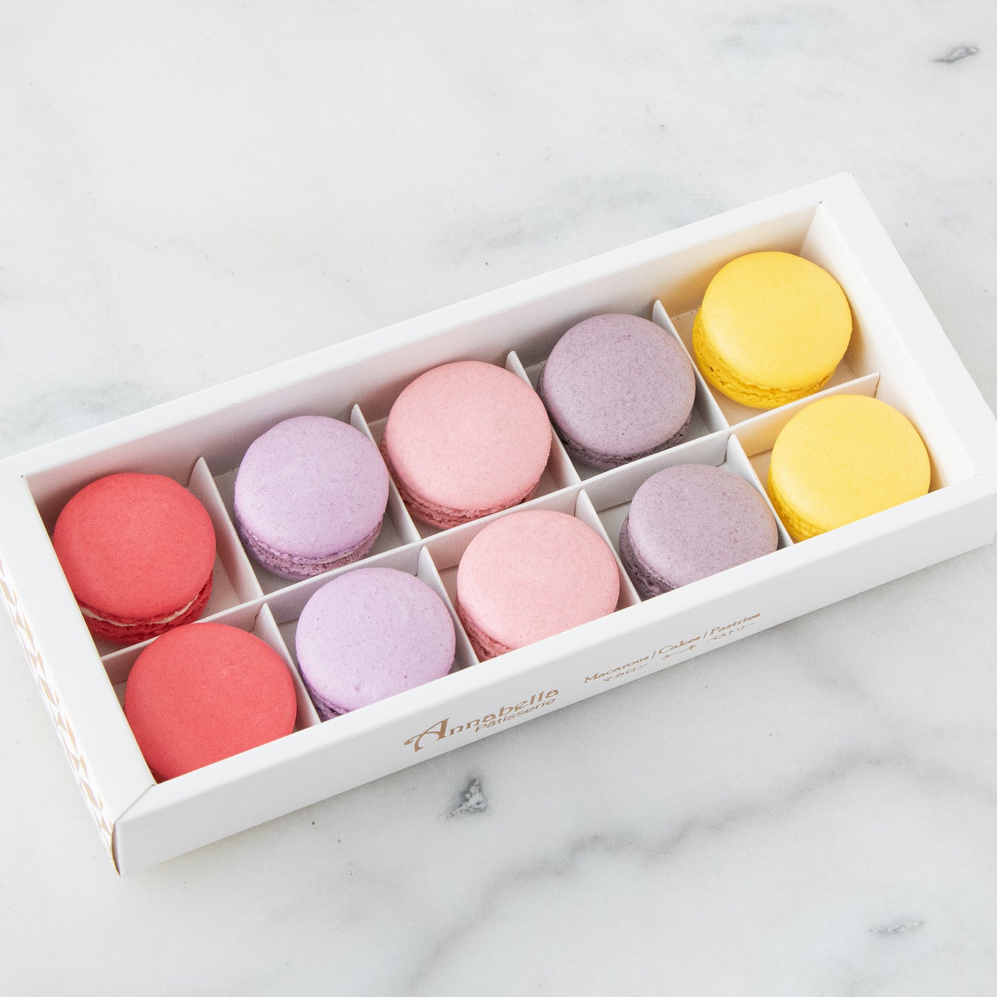 10pcs Classic Macarons (Classic2) in Gift Box and Paper Bag | Perfect Gift Choice