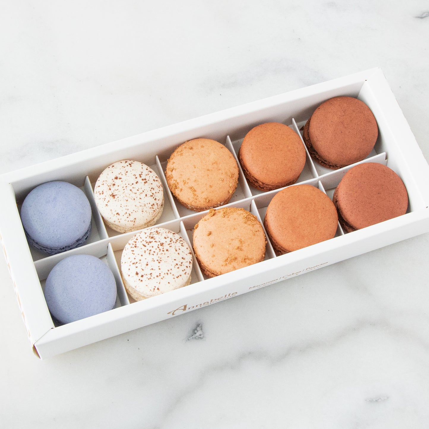 10pcs Classic Macarons (Premium2) in Gift Box and Paper Bag | Perfect Gift Choice