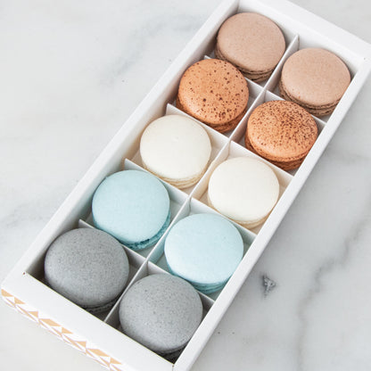 10pcs Classic Macarons (Classic3) in Gift Box and Paper Bag | Perfect Gift Choice