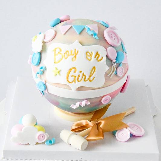 Knock Knock Surprise Cake - Gender Reveal Pinata