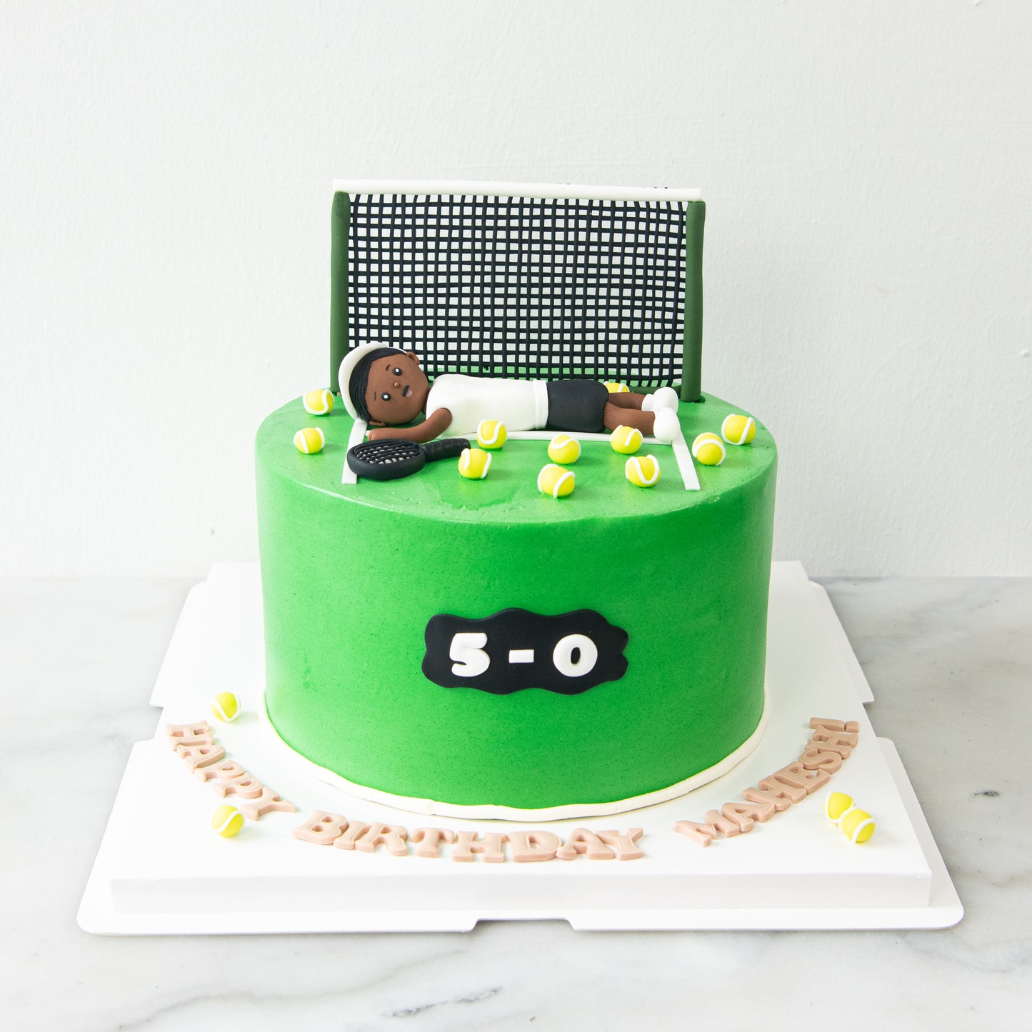 Customized Cake - Tennis Champion Birthday Cake