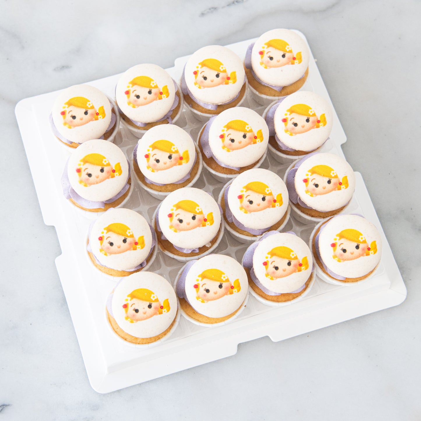 10.10 Sales! Disney Princess Rapunzel 16pcs Cupcake | $58.80 only (u.p $88.80)