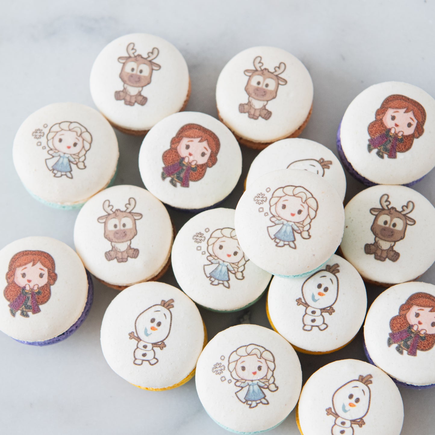 Disney Frozen 20pcs Macaron Set | $58.80 Nett
