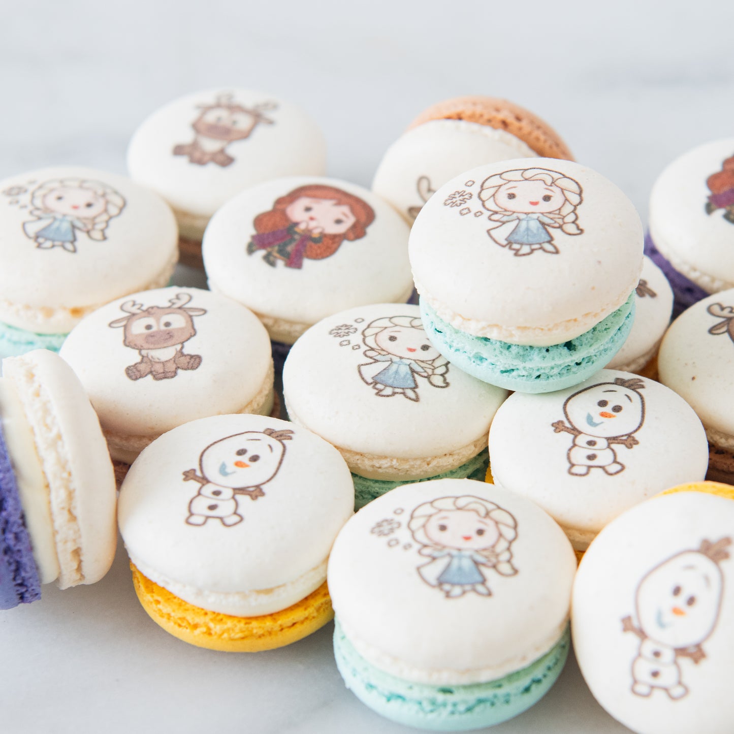 Disney Frozen 20pcs Macaron Set | $58.80 Nett