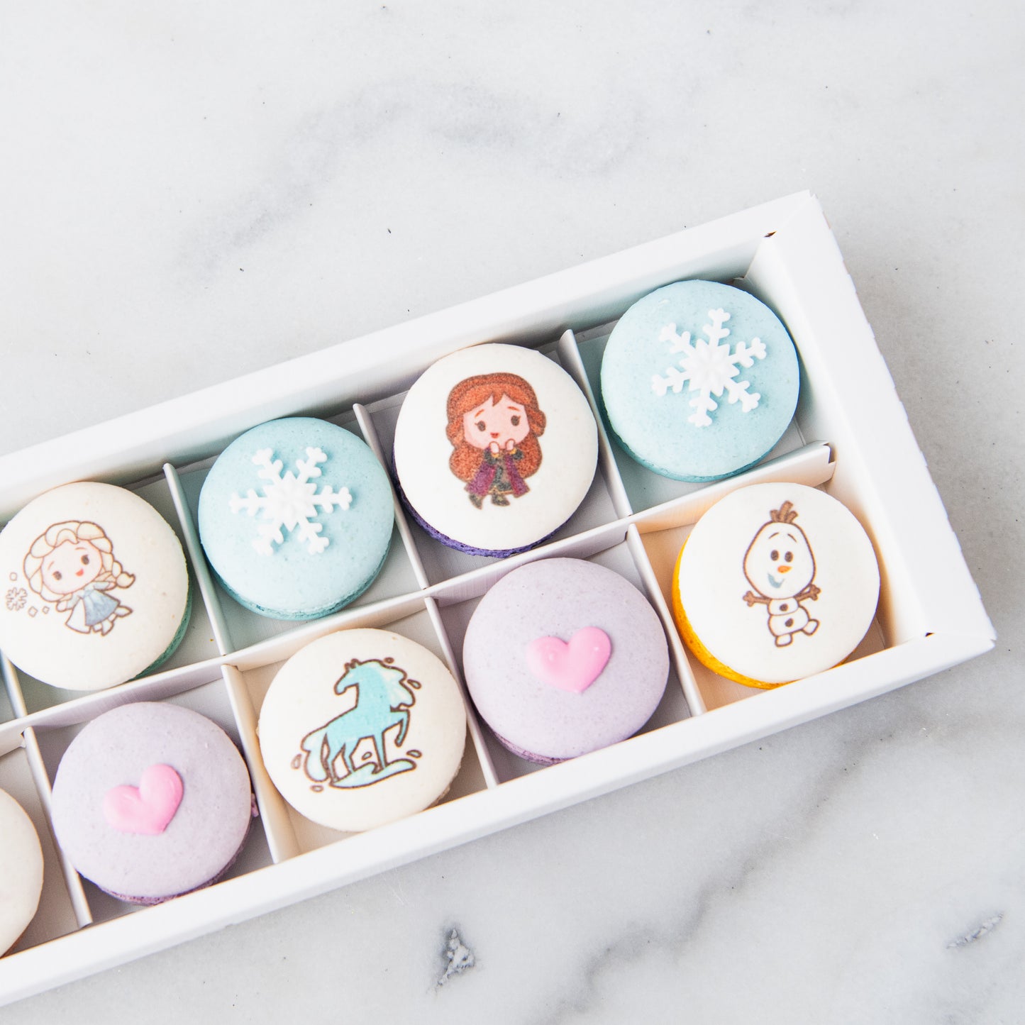 Disney Frozen 10pcs Macaron Set | $29.80 Nett