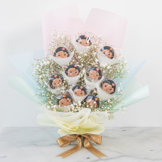 10.10 Sales! Disney Princess Moana Macaron Bouquet | $128.80 only (u.p $258.00)