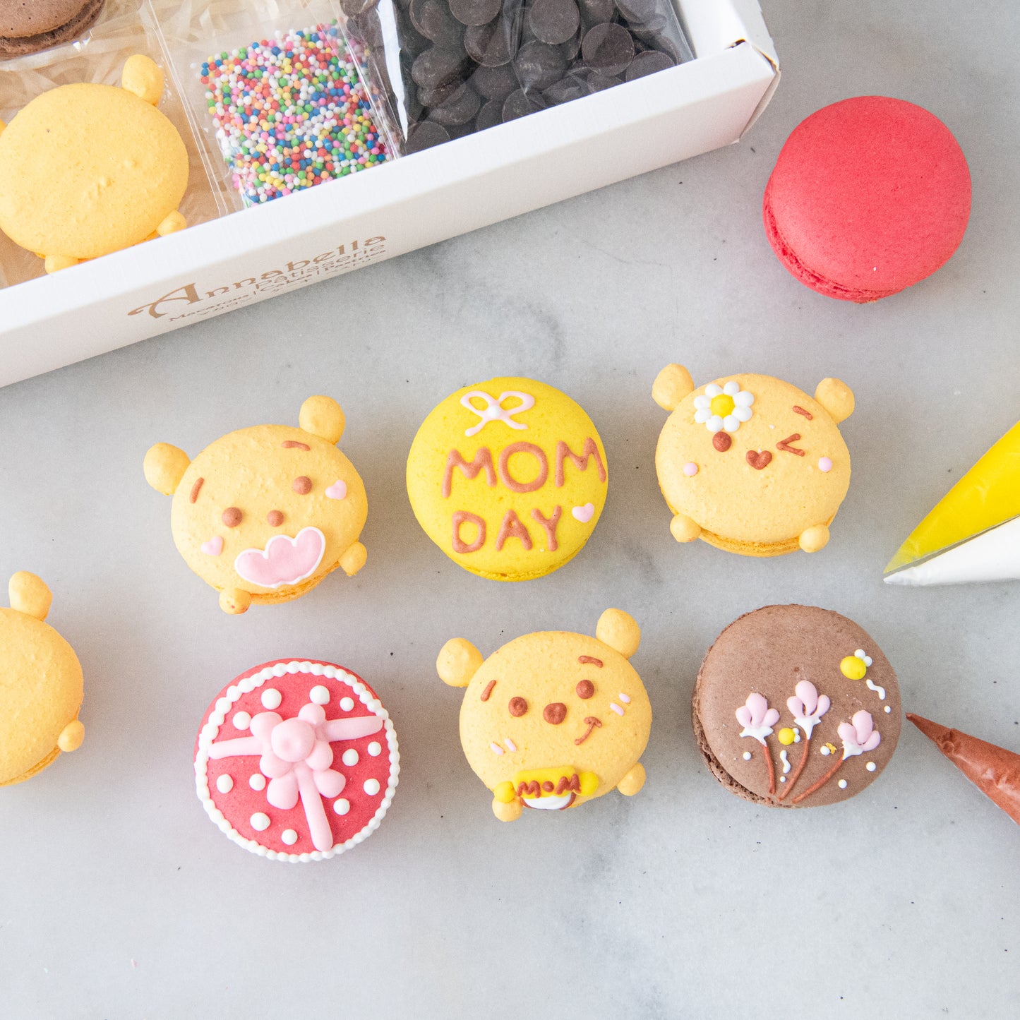 Disney Diy Winnie The Pooh Macaron Set | $23.90 Nett