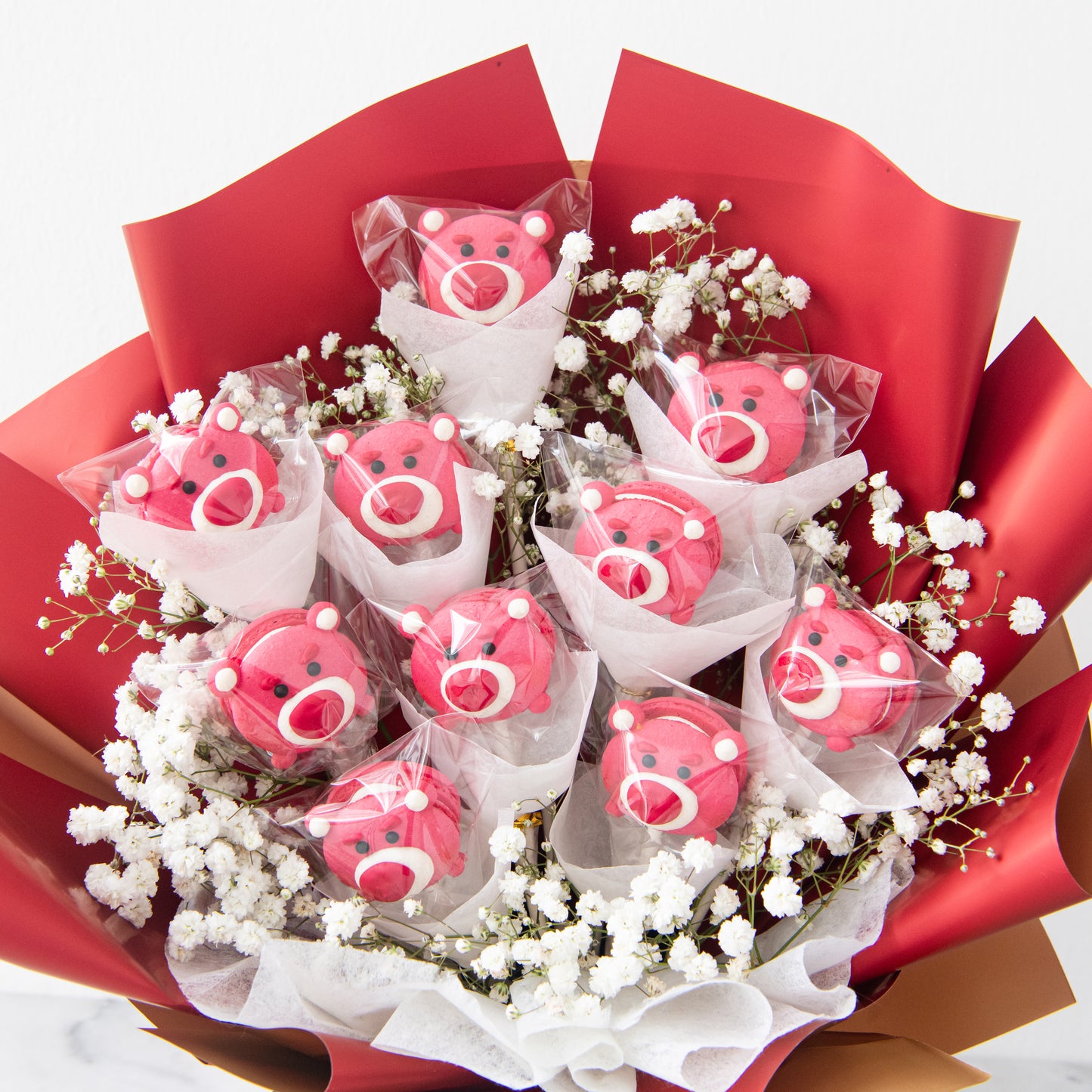 Disney Lotso Macaron Bouquet Set | $128 Nett