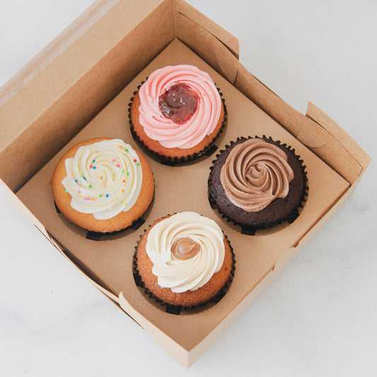 Perfect 4pcs sweetie bliss Cupcakes  |  $15.80 Only