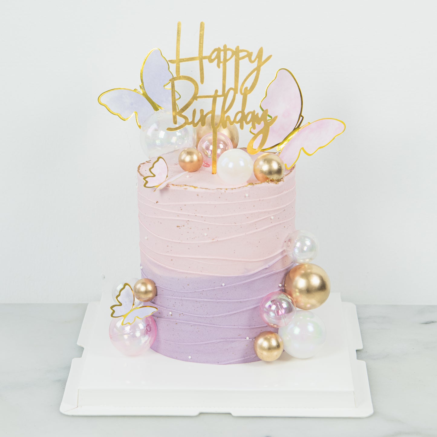 Customized Cake - Butterfly Dreams Birthday Cake