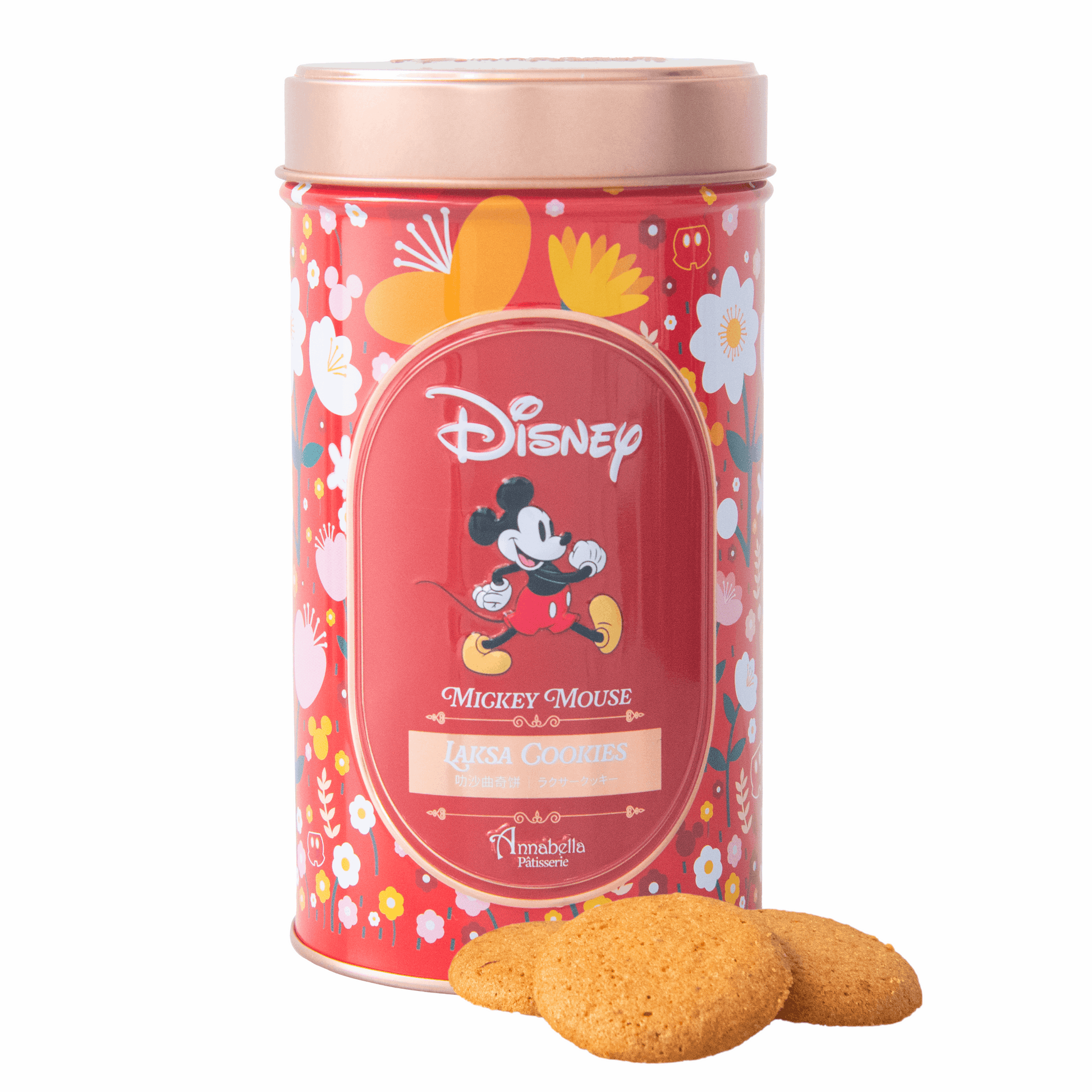 Disney Mickey Mouse Cookie Tin - Laksa Cookie | Limited 100 | S$10 (u.p $28)