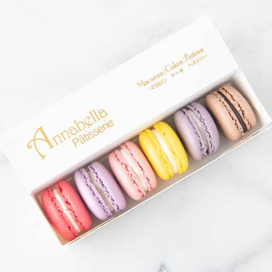 10.10 Sales! 6PCS Macarons in Gift Box (Classic 2) | in Gift Box and Paper Bag | Perfect Gift Choice | $10.10 only (u.p. $23.90)