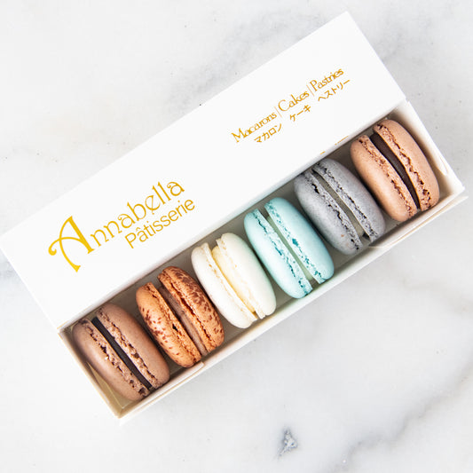 10.10 Sales! 6PCS Macarons in Gift Box (Classic 3) | in Gift Box and Paper Bag | Perfect Gift Choice| $10.10 only (u.p. $23.90)