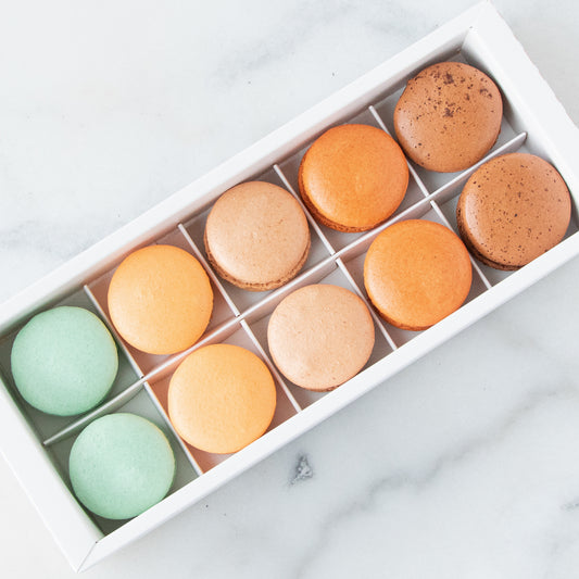 10pcs Classic Macarons (Classic4) in Gift Box and Paper Bag | Perfect Gift Choice