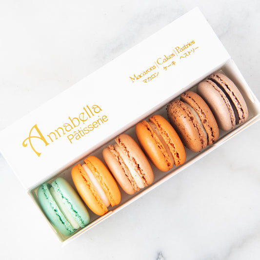 10.10 Sales! 6PCS Macarons in Gift Box (Classic 4) | in Gift Box and Paper Bag | Perfect Gift Choice | $10.10 only (u.p. $23.90)