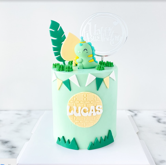 Customized Cake- Cute Dinosaur Cake