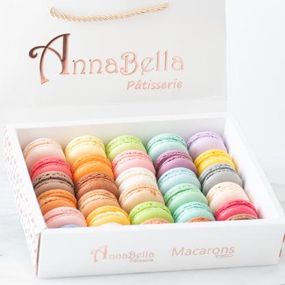 Sales | 30 pcs Classic & Premium Macarons in Gift Box and Paper Bag  | $68 Only